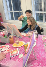 Paint Your Partner's Portrait: Couple's Painting Experience