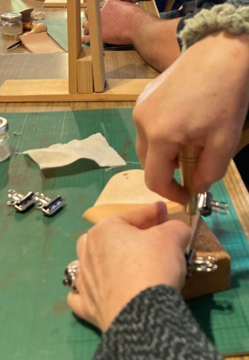 Painted Leather Satchel Making Workshop