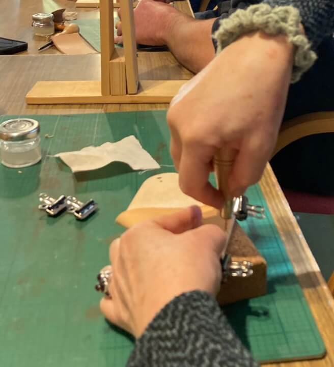 Painted Leather Satchel Making Workshop