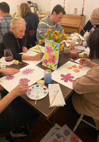 Painting and Pizza Workshop