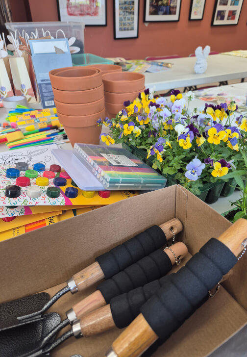 Painting Growth: A Kids and Family Pottery and Painting Workshop