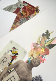 Paper Collage and Embroidery Workshop