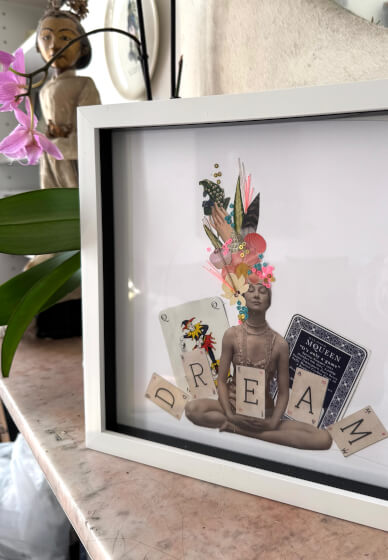 Paper Collage and Embroidery Workshop