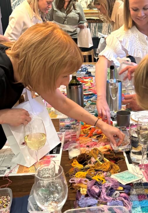 Paper Collage and Embroidery Workshop