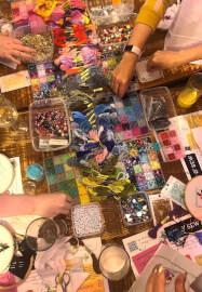 Paper Collage and Embroidery Workshop