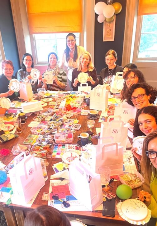Paper Collage and Embroidery Workshop