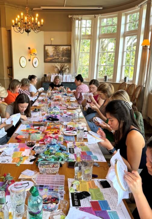 Paper Collage and Embroidery Workshop