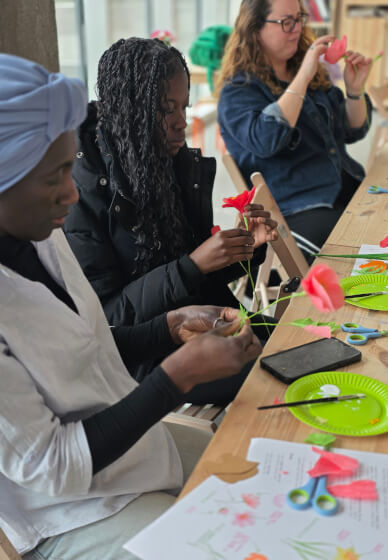 Paper Flower Making Workshop