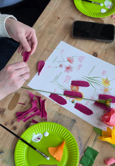 Paper Flower Making Workshop