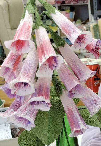 Paper Flowers Workshop - Foxgloves