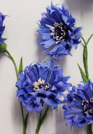 Paper Flowers Workshop - Poppies and Cornflowers