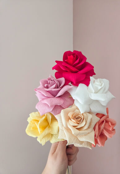 Paper Rose Making Class