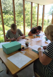 Papercutting Workshop for Beginners - Framed Coastal Flowers