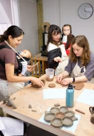 Parent and Baby Ceramic Hand Building Drop in Class