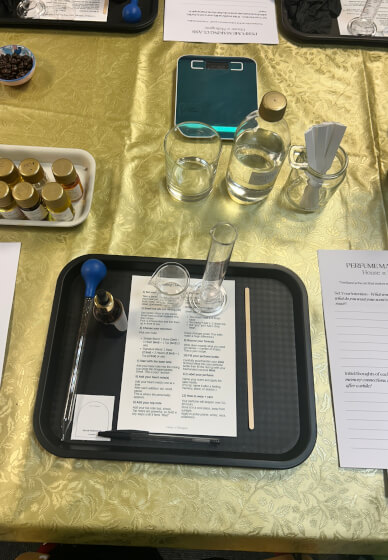 Perfume Making Class