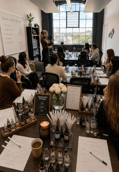 Perfume Making Workshop with Over 150 Essential Oils
