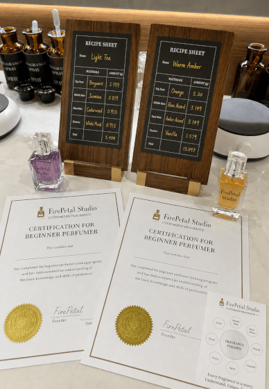 Perfume Making Workshop with Over 150 Essential Oils