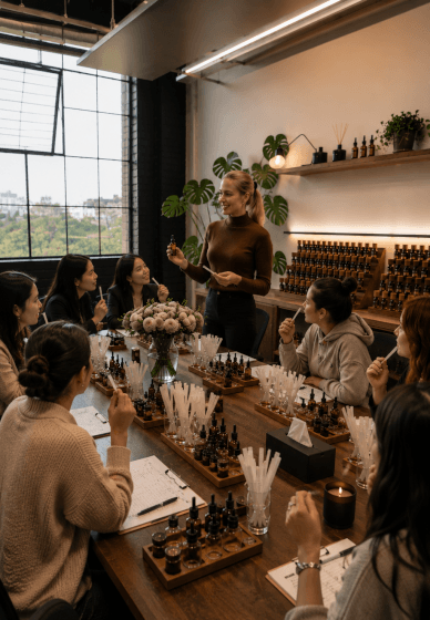 Perfume Making Workshop with Over 150 Essential Oils
