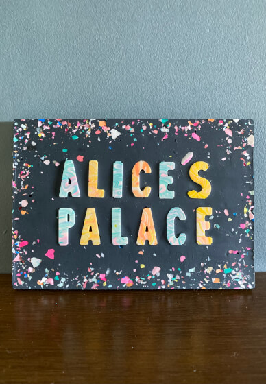 Personalised Eco-resin Sign Workshop
