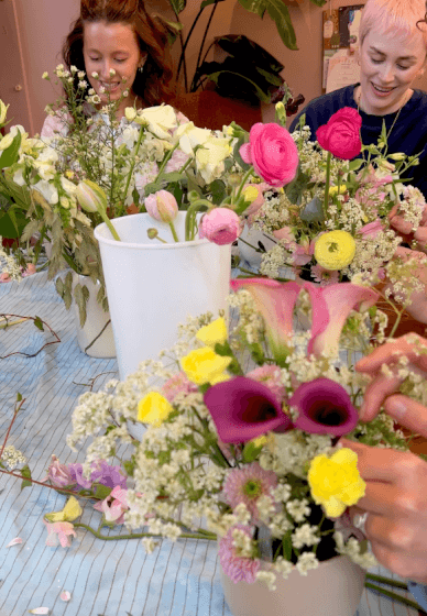 Petals and Pour: BYOB Whimsical Flower Arranging Workshop