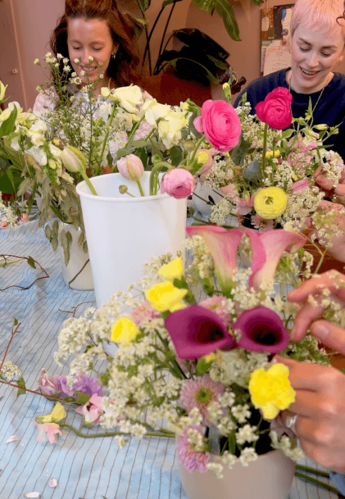Petals and Pour: BYOB Whimsical Flower Arranging Workshop