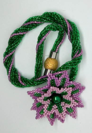Petunia and Spiral Rope Beading Workshop