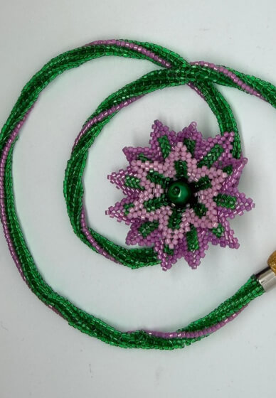 Petunia and Spiral Rope Beading Workshop