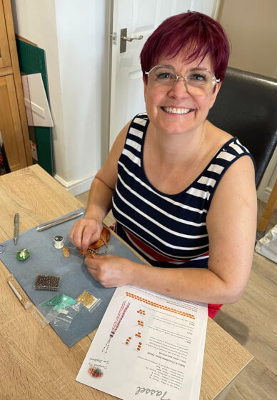 Petunia and Spiral Rope Beading Workshop