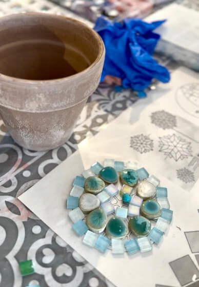 Plant Pot Mosaic Workshop: Sip and Create