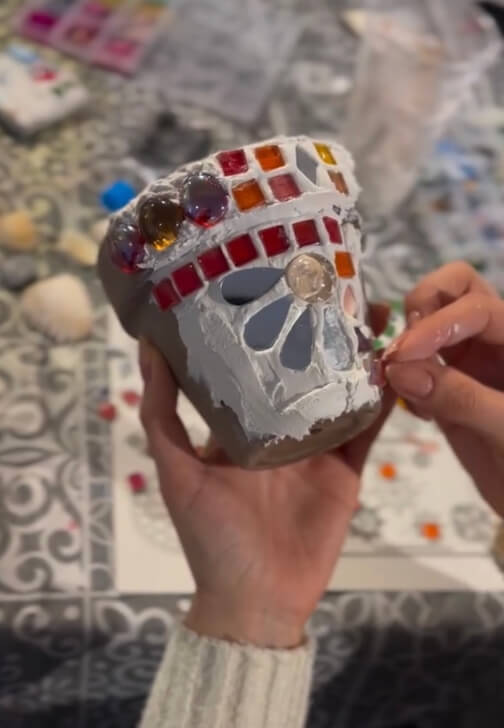 Plant Pot Mosaic Workshop: Sip and Create