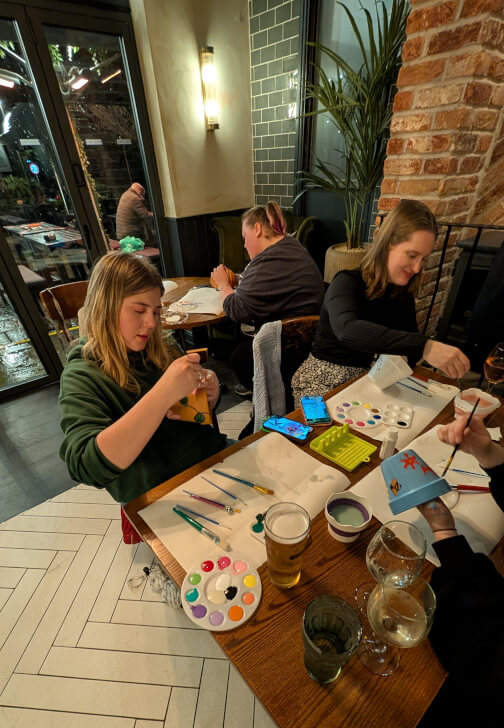 Plant Pot Painting Class