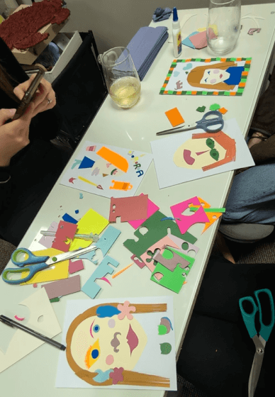 Playful Collage Portrait Workshop