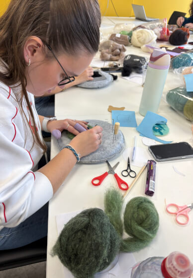 Pocket Pet: Needle Felting Animal Brooch Workshop (Ossett)