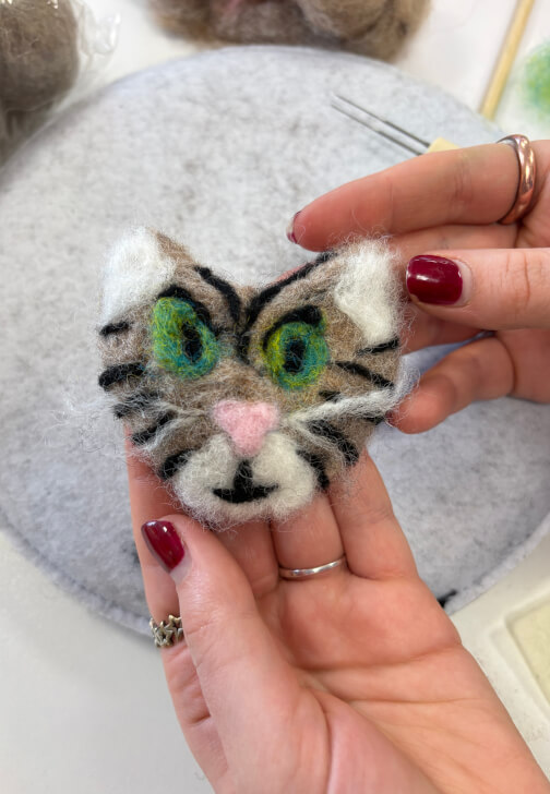 Pocket Pet: Needle Felting Animal Brooch Workshop (Leeds)