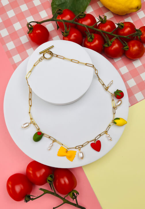 Polymer Clay Summer Charm Necklace Workshop