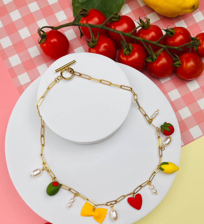 Polymer Clay Summer Charm Necklace Workshop