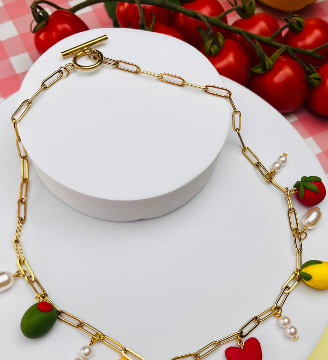 Polymer Clay Summer Charm Necklace Workshop