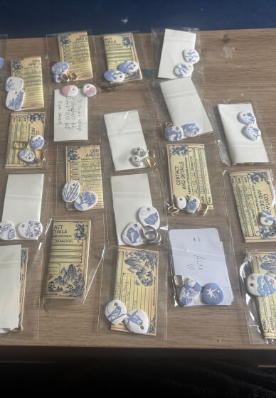 Porcelain Earring Painting Workshop