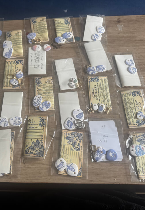 Porcelain Earring Painting Workshop