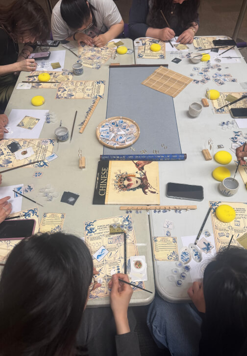 Porcelain Earring Painting Workshop