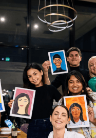 Portrait Exchange Painting Workshop