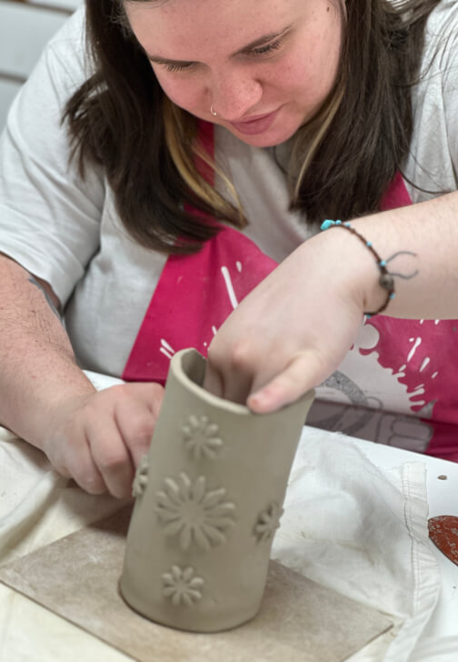 Pot Head Planter Pottery Class