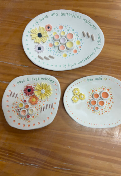 Pottery Bee Feeder Workshop