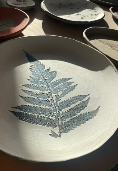 Pottery Handbuilding and Natural Surface Decorating Workshop