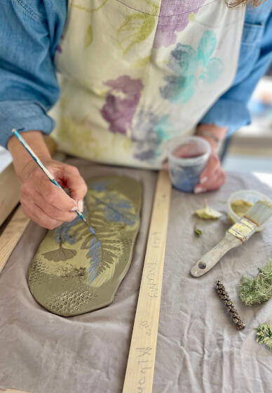 Pottery Handbuilding and Natural Surface Decorating Workshop