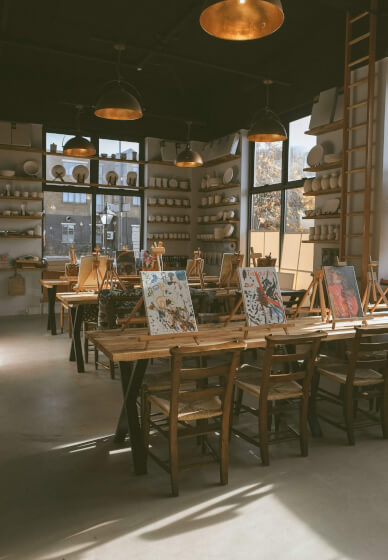 Pottery Painting at the Purple Owl