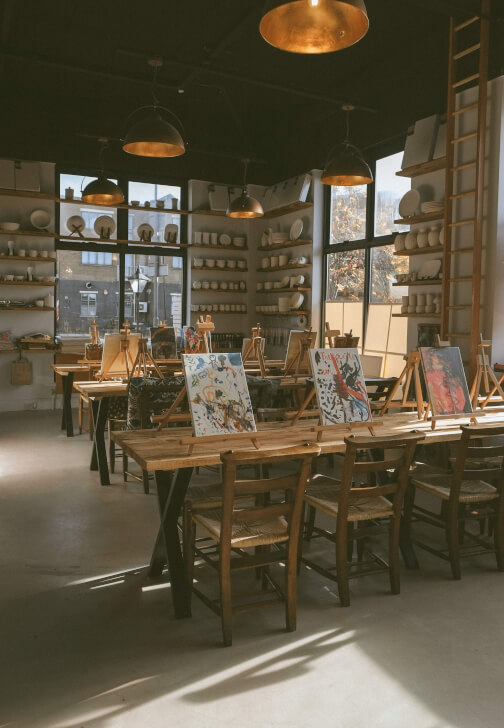 Pottery Painting at the Purple Owl