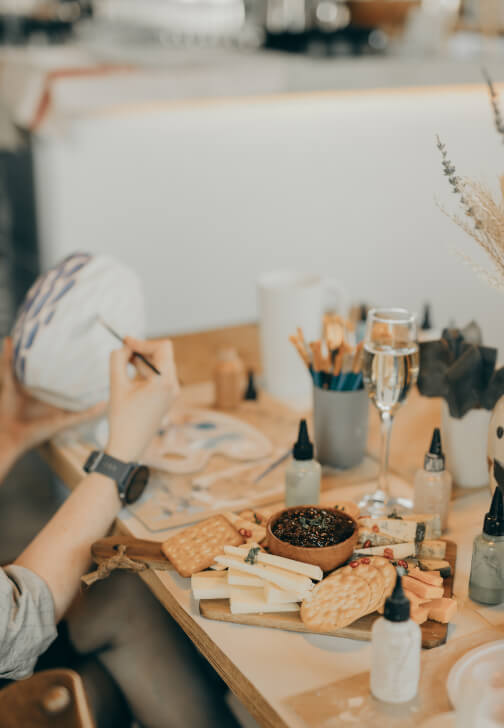Pottery Painting at the Purple Owl