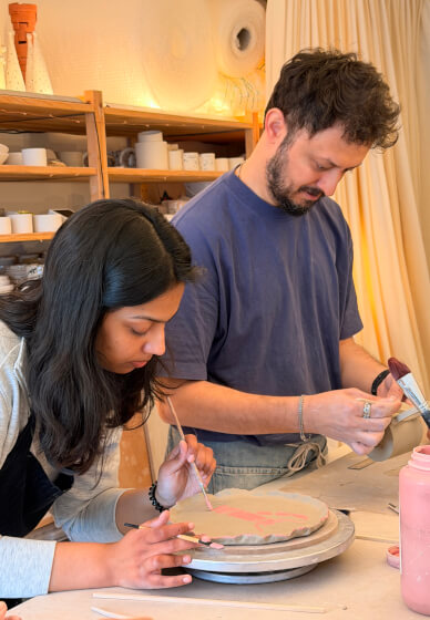 Pottery Painting Class in London | Small Group | BYOB
