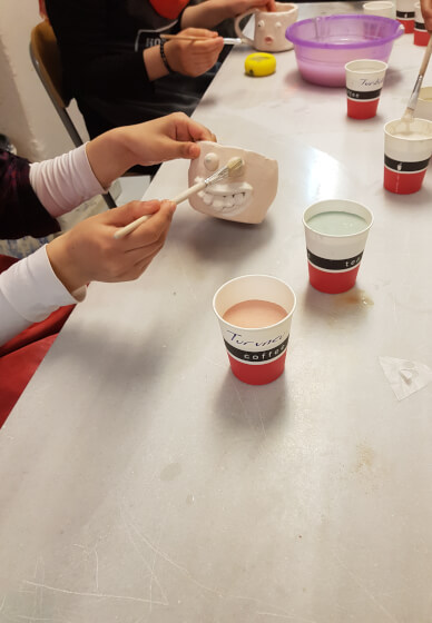 Pottery Painting Class in London | Small Group | BYOB